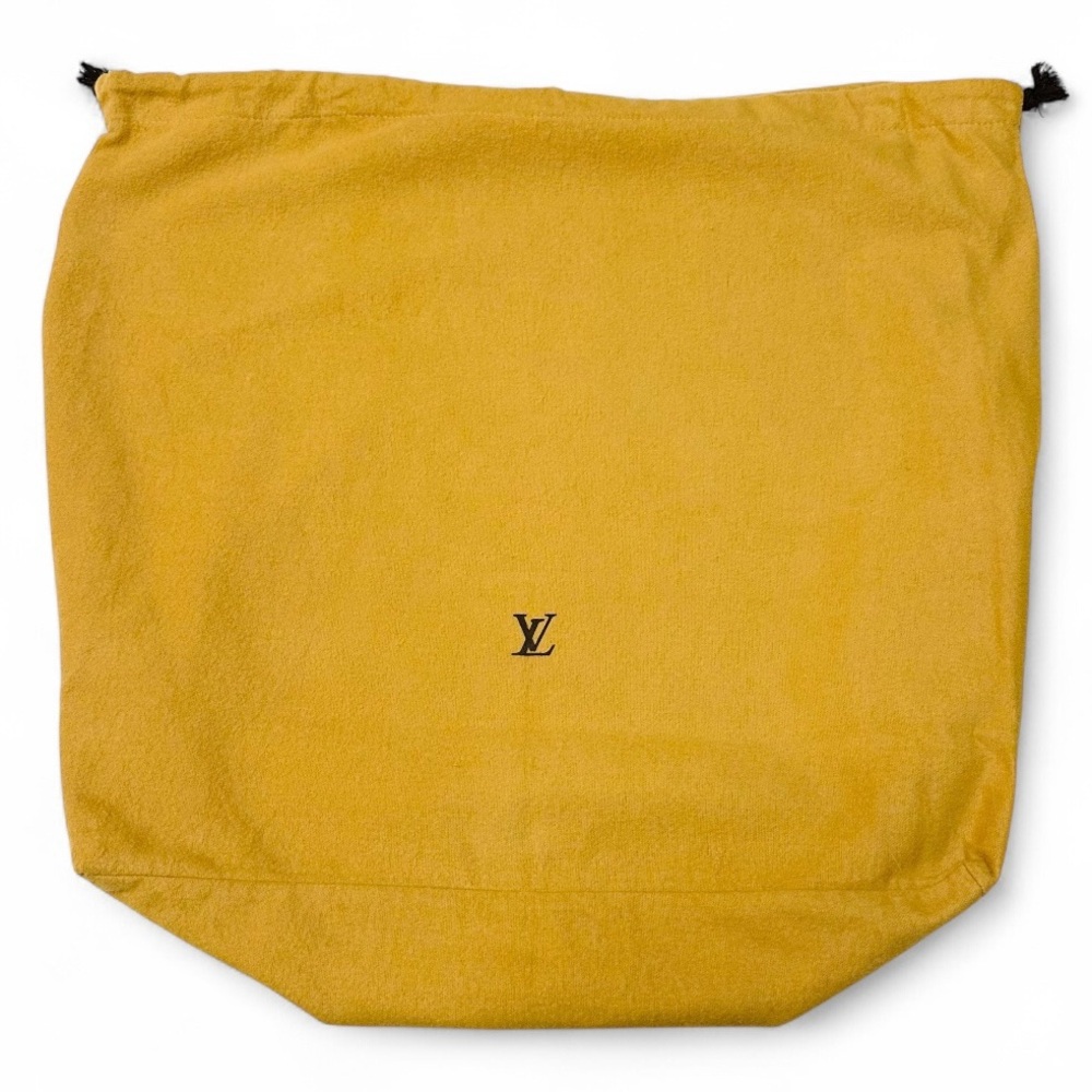 Louis Vuitton Extra Large Drawstring Dust Bag Soft Cotton LV 23x19x6